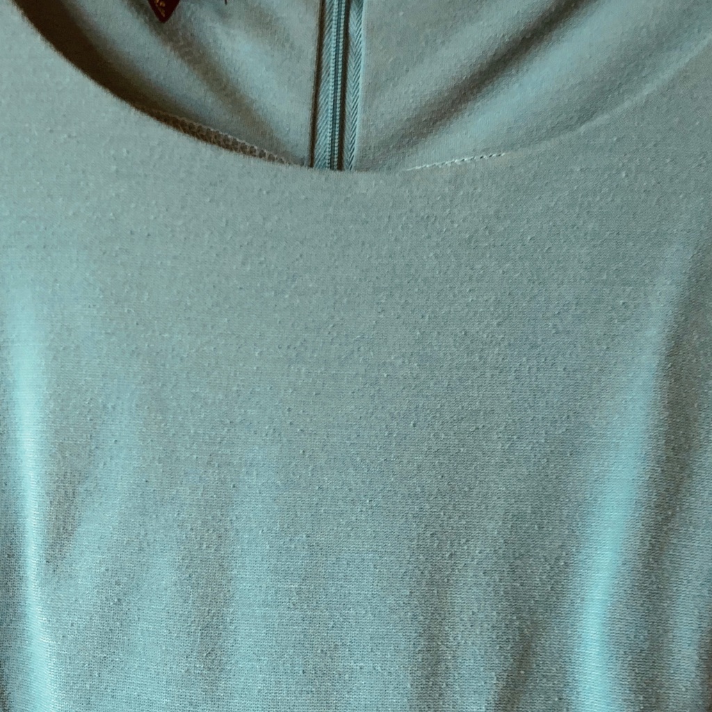 Talbots Ponte Knit Dress. Light Teal.